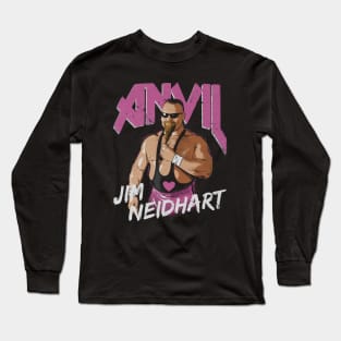 Jim The Anvil Neidhart Pop Long Sleeve T-Shirt